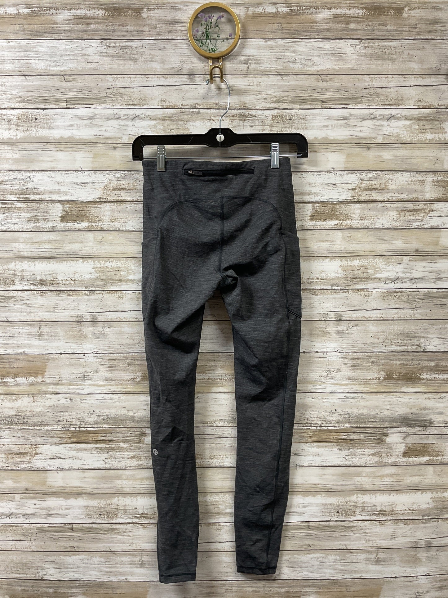 Athletic Leggings By Lululemon In Grey, Size:4