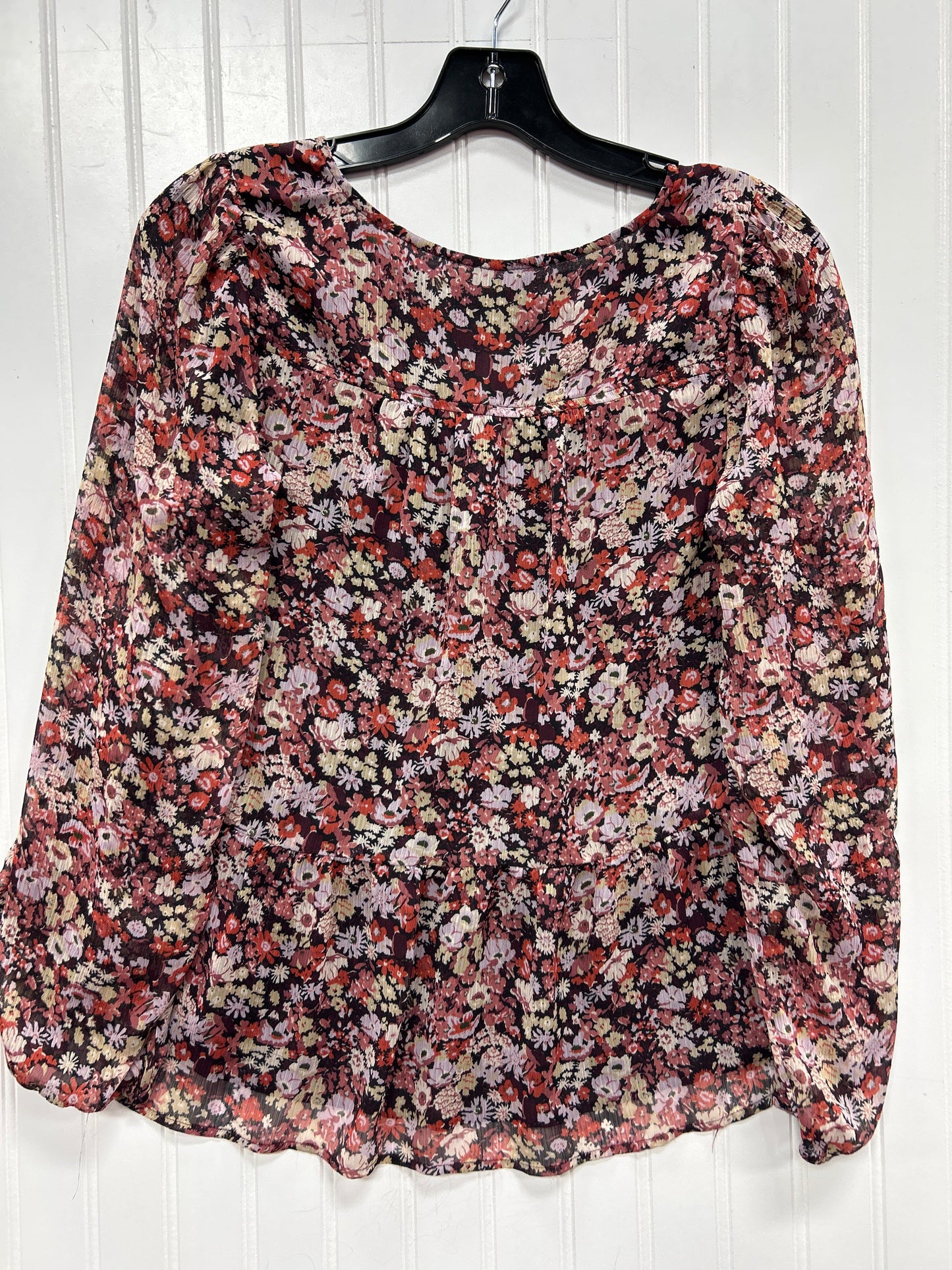Top Ls By Loft In Purple, Size:Xs