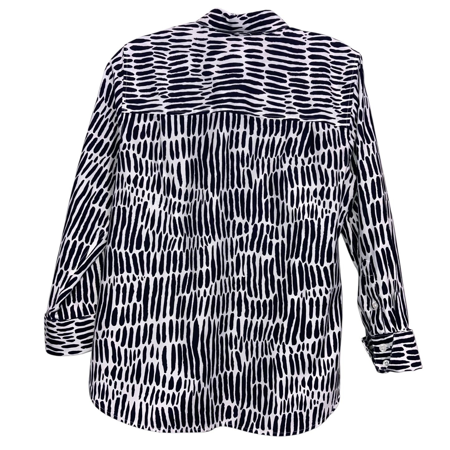 Top Ls By Chicos In Black & White, Size:S
