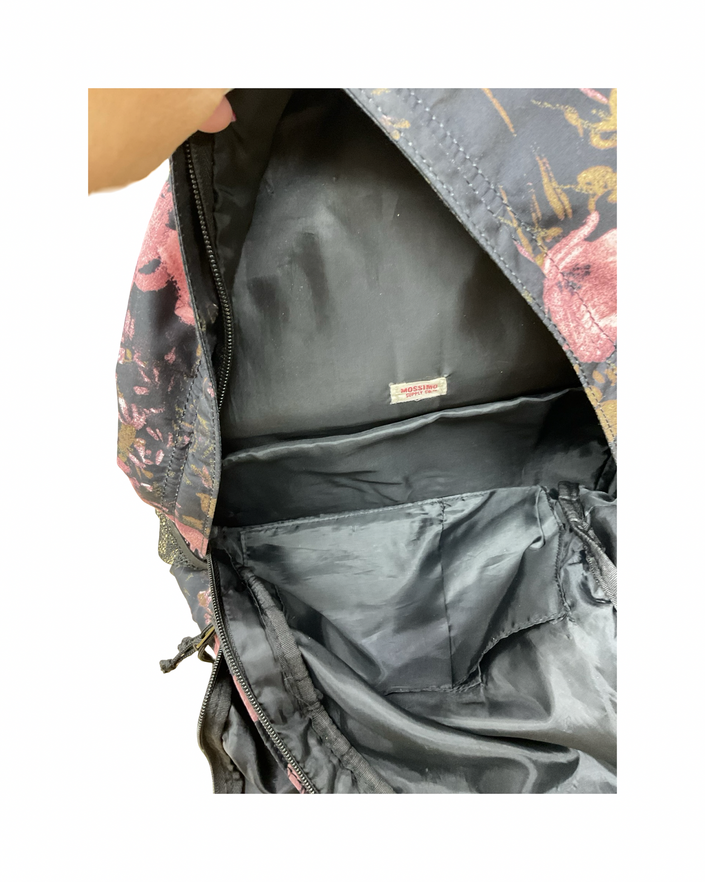 Backpack By Clothes Mentor In Black & Pink, Size:Medium