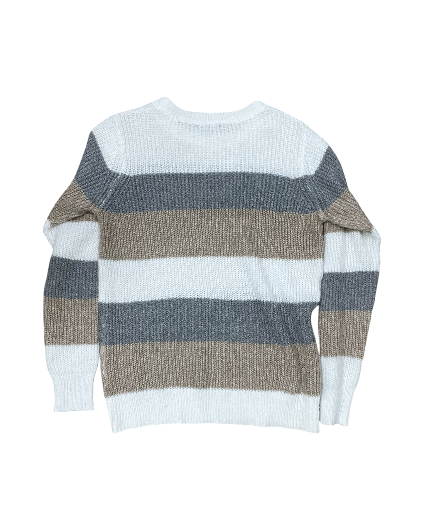 Sweater By Staccato In Cream & Grey, Size:L