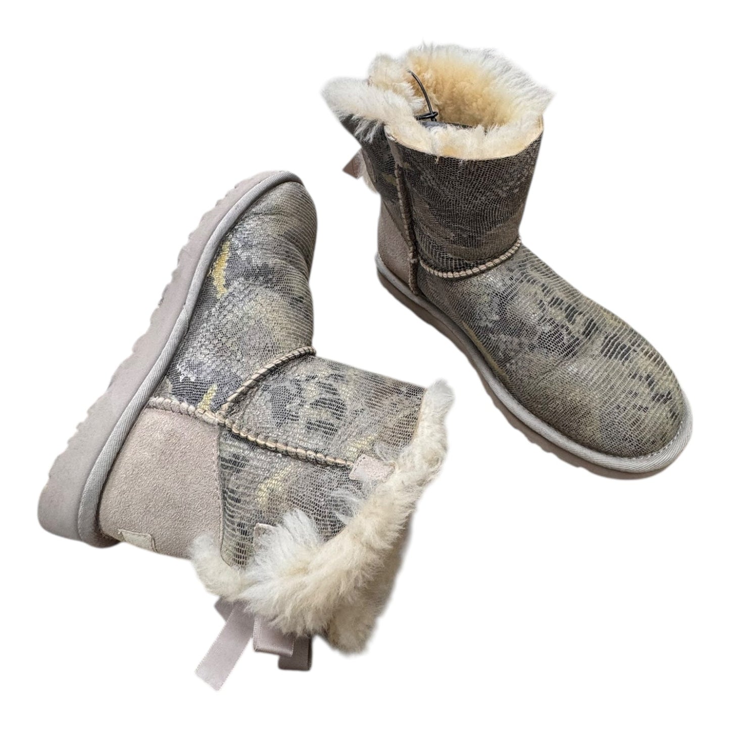 Boots Designer By Ugg In Snakeskin Print, Size:6