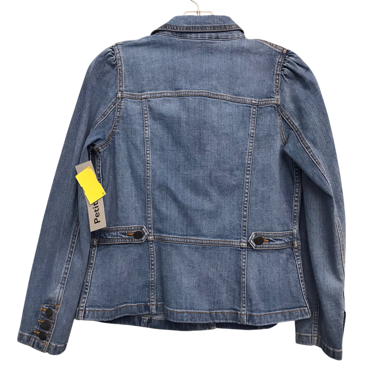 Jacket Denim By Talbots In Blue Denim, Size:Sp