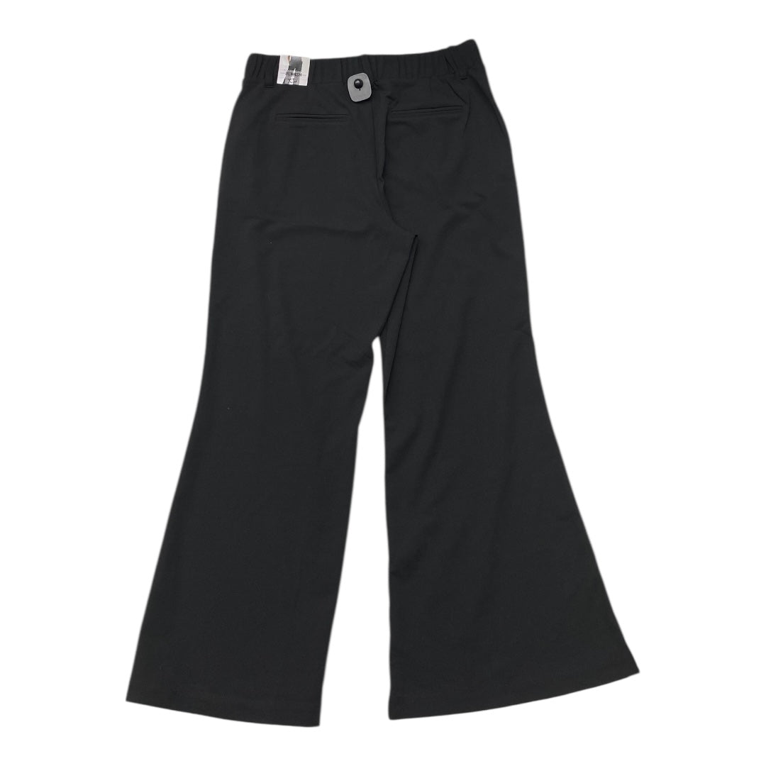 Pants Wide Leg By Rewash In Black, Size:Xl