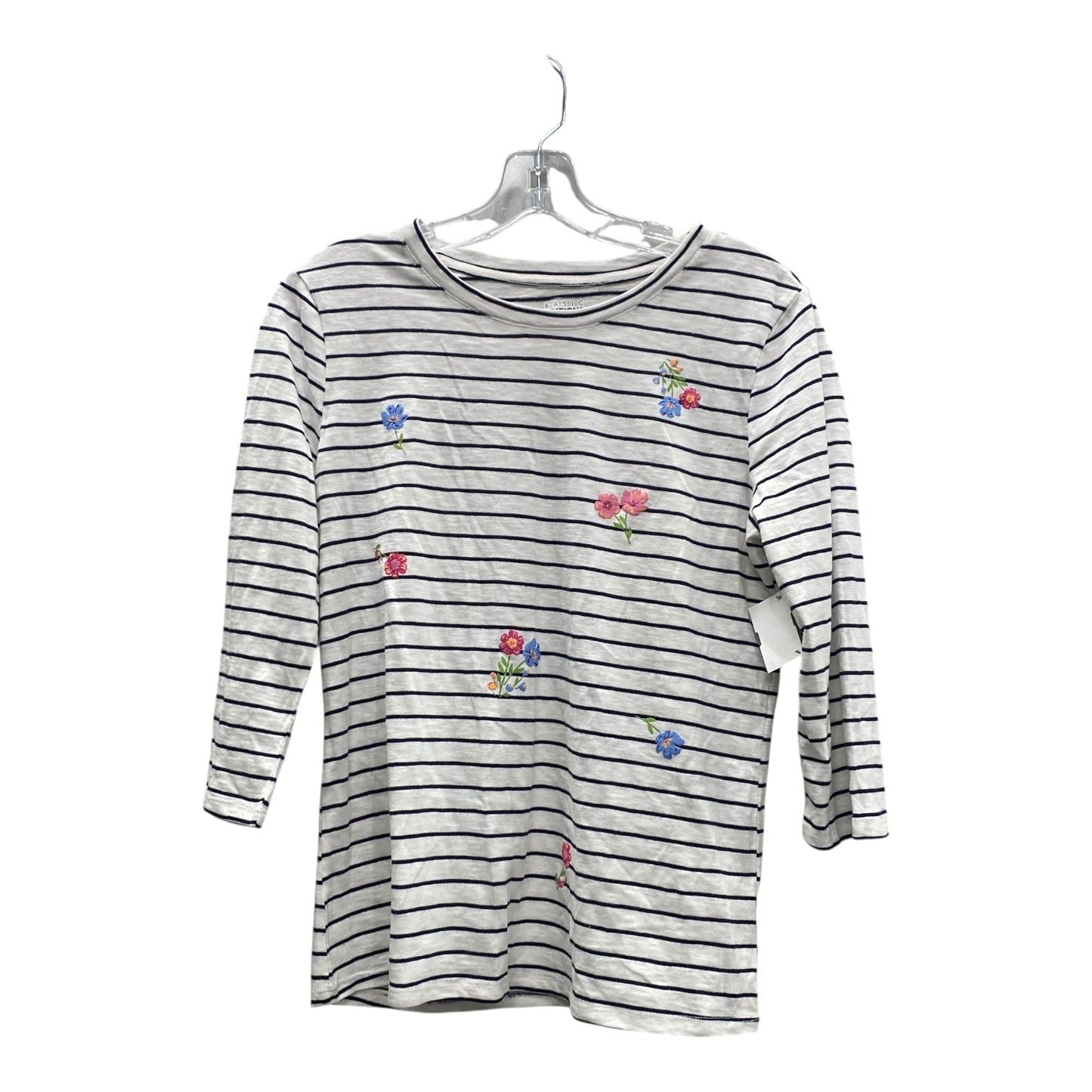 Top Ls By Basic Editions In White, Size:S