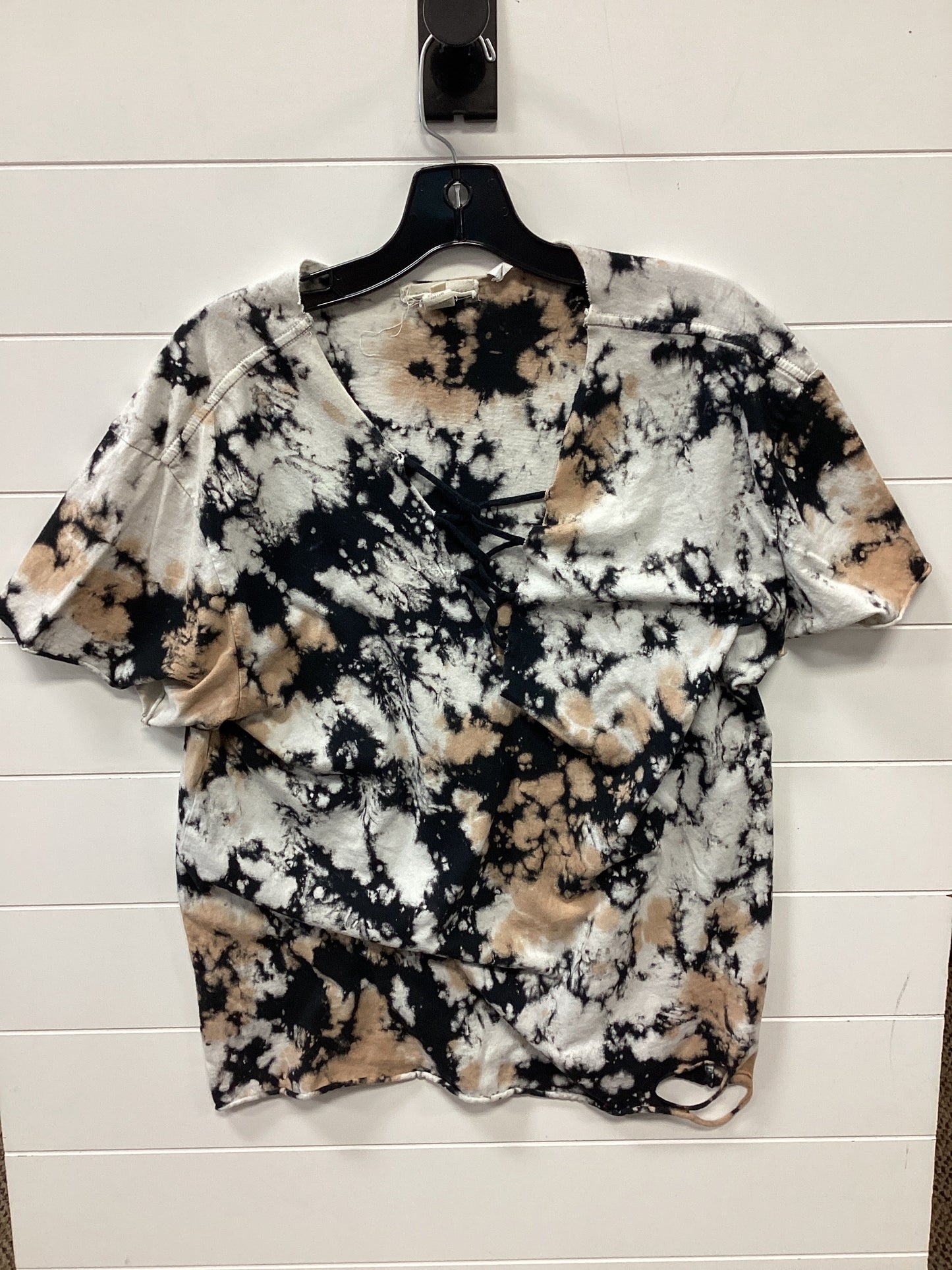 Top Ss By Gilded Intent In Tie Dye Print, Size:Xl