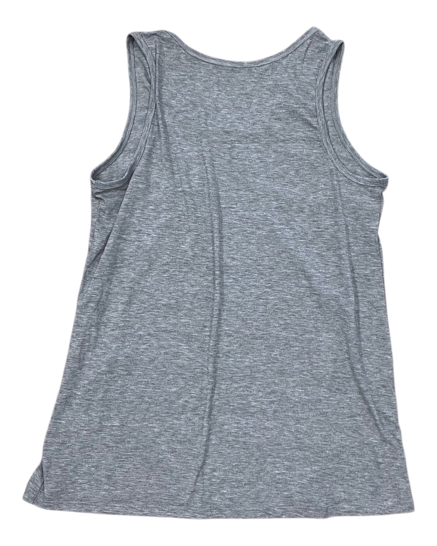 Tank Top By Clothes Mentor In Grey, Size:L
