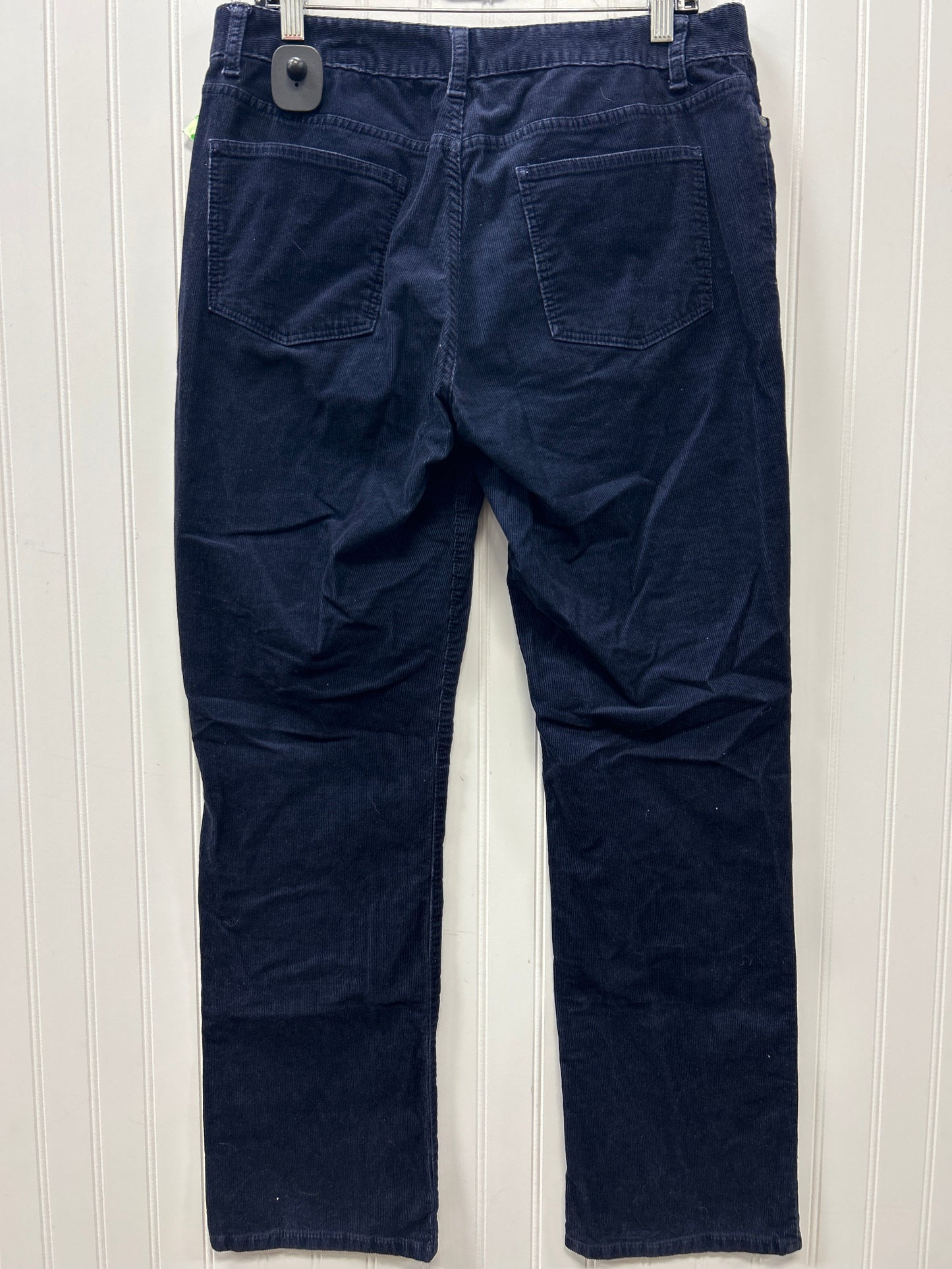 Pants Corduroy By Talbots In Navy, Size:12
