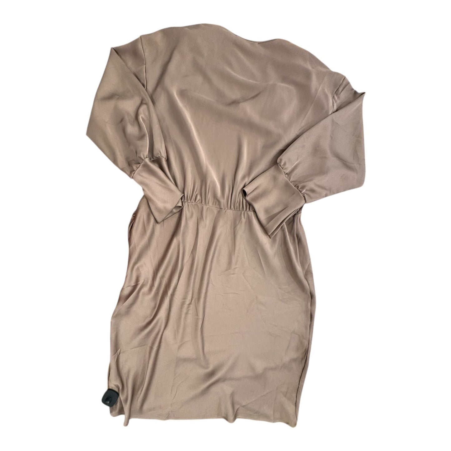 Dress Party Midi By Renee C In Taupe, Size:2X