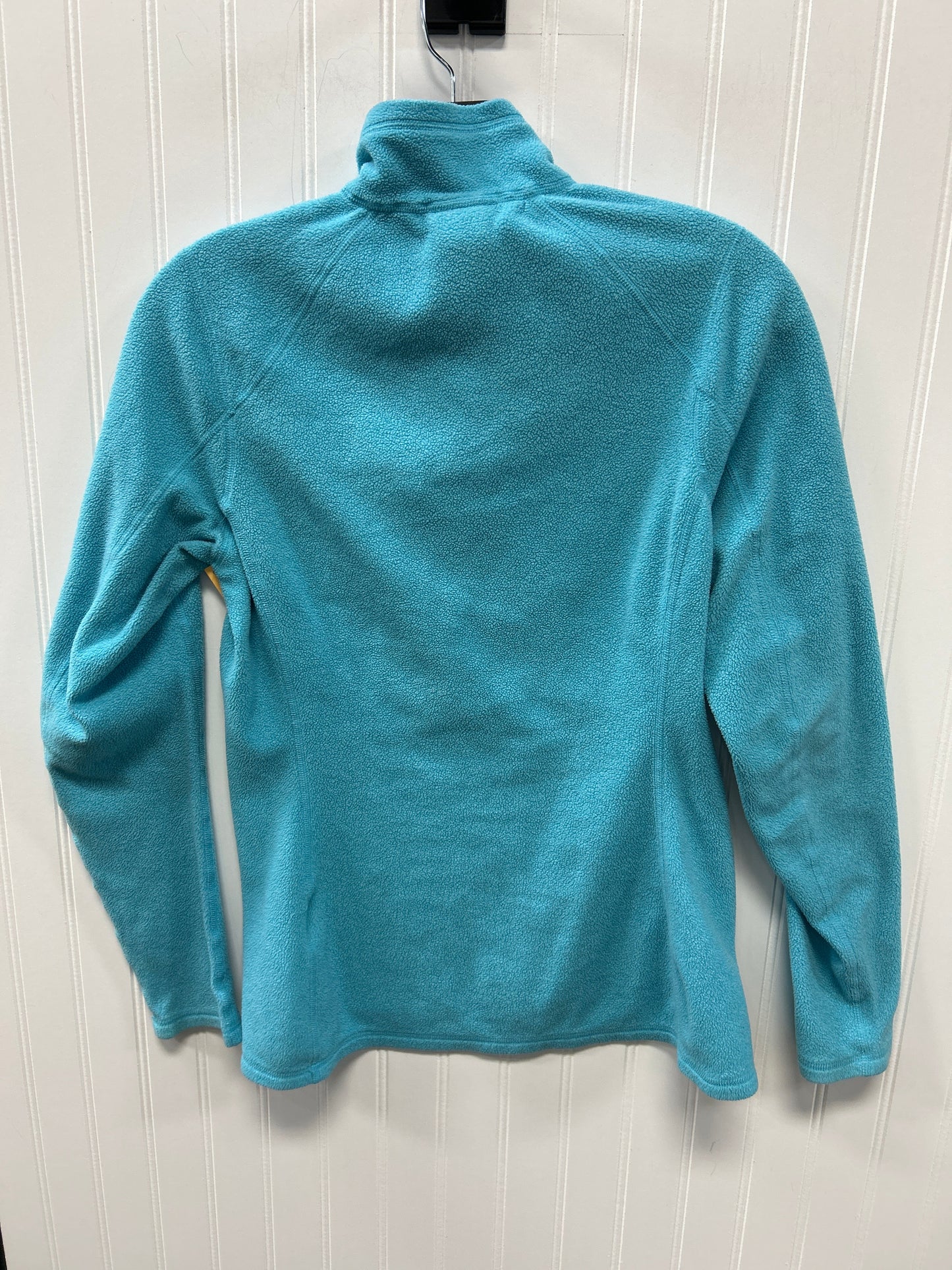 Athletic Top Ls Collar By The North Face In Blue, Size:S