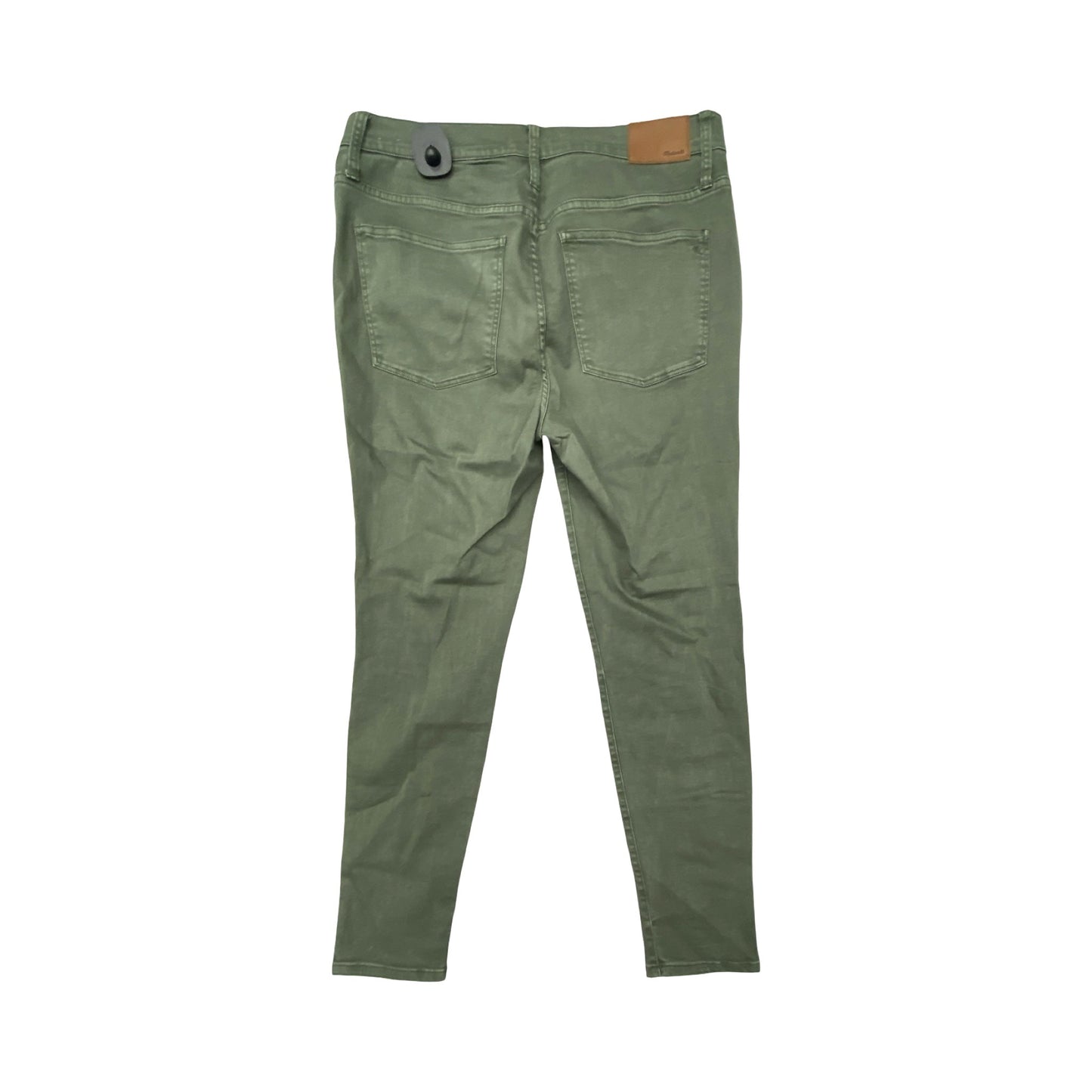 Jeans Skinny By Madewell In Green, Size:12