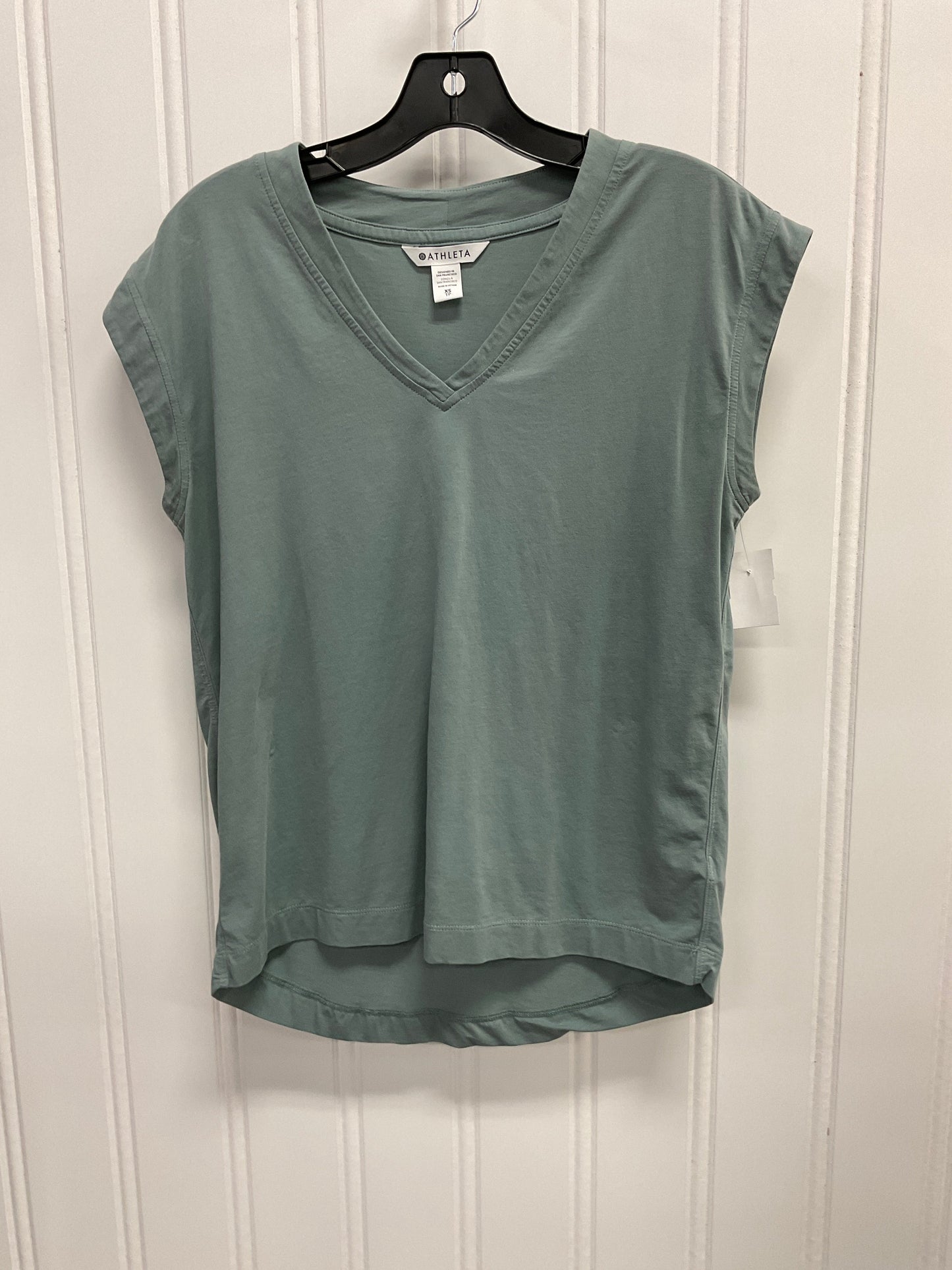 Top Ss Basic By Athleta In Blue, Size:Xs
