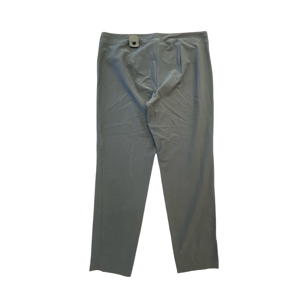 Pants Designer By Eileen Fisher In Grey, Size:L