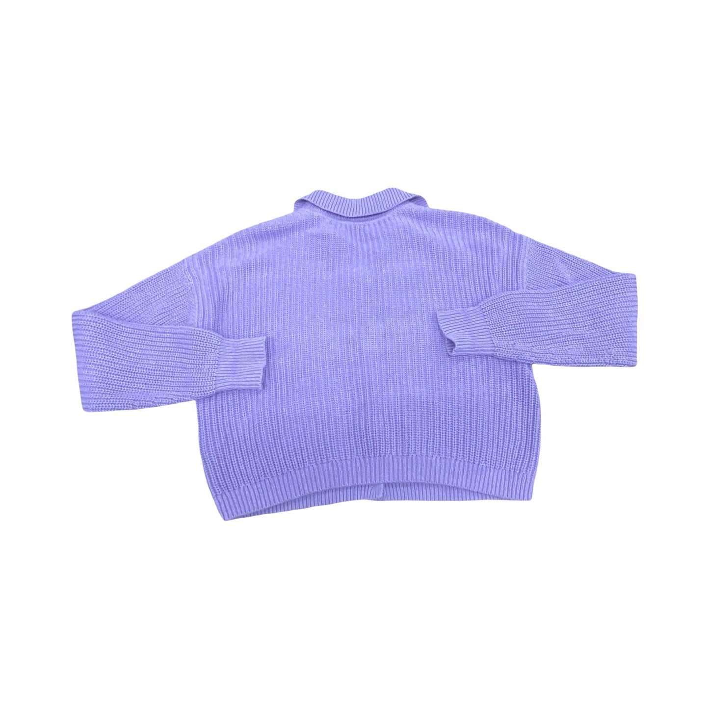 Sweater Cardigan By Madewell In Purple, Size:S