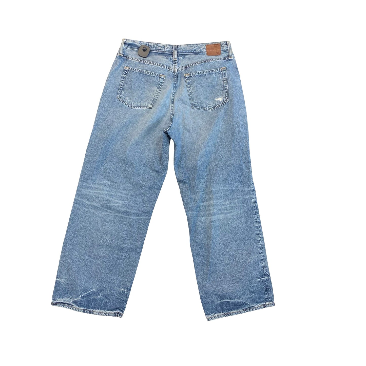 Jeans Wide Leg By Ag Jeans In Blue Denim, Size:12