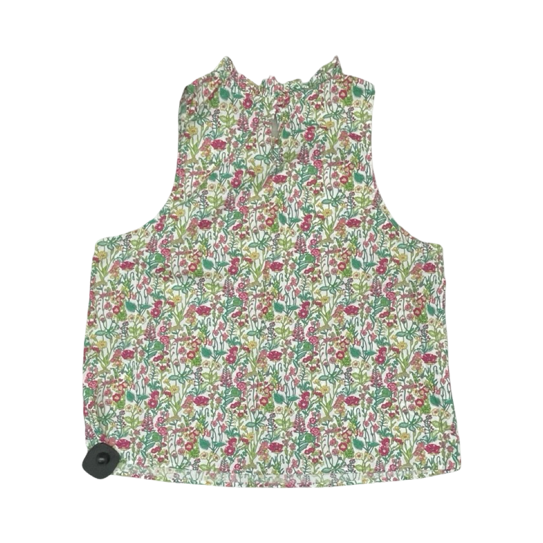 Top Sleeveless By J. Crew In Multi, Size:M