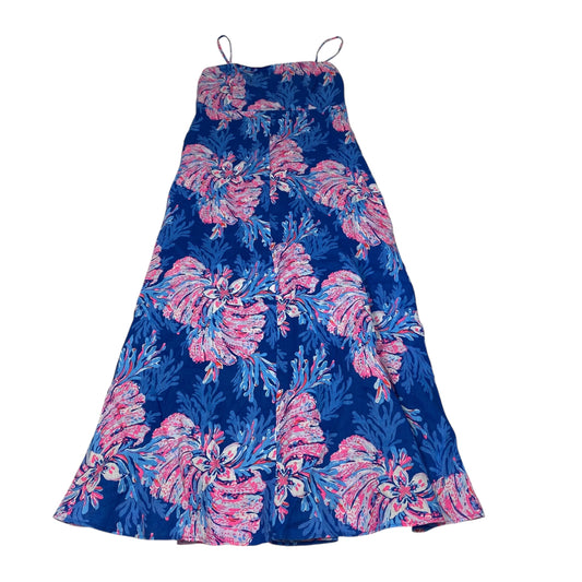 Dress Designer By Lilly Pulitzer In Blue & Pink, Size:Xs
