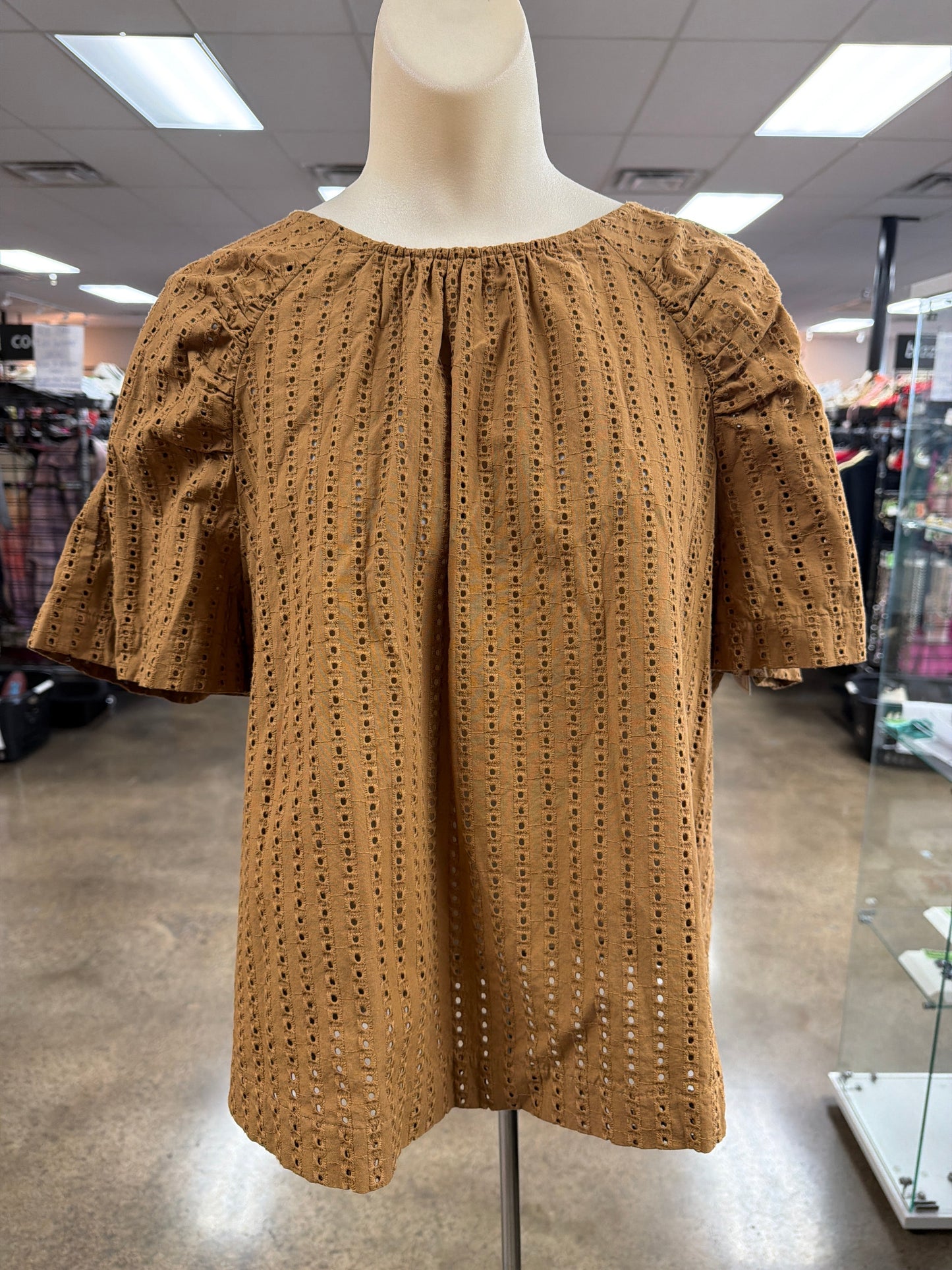 Top Ss By Loft In Brown, Size:M