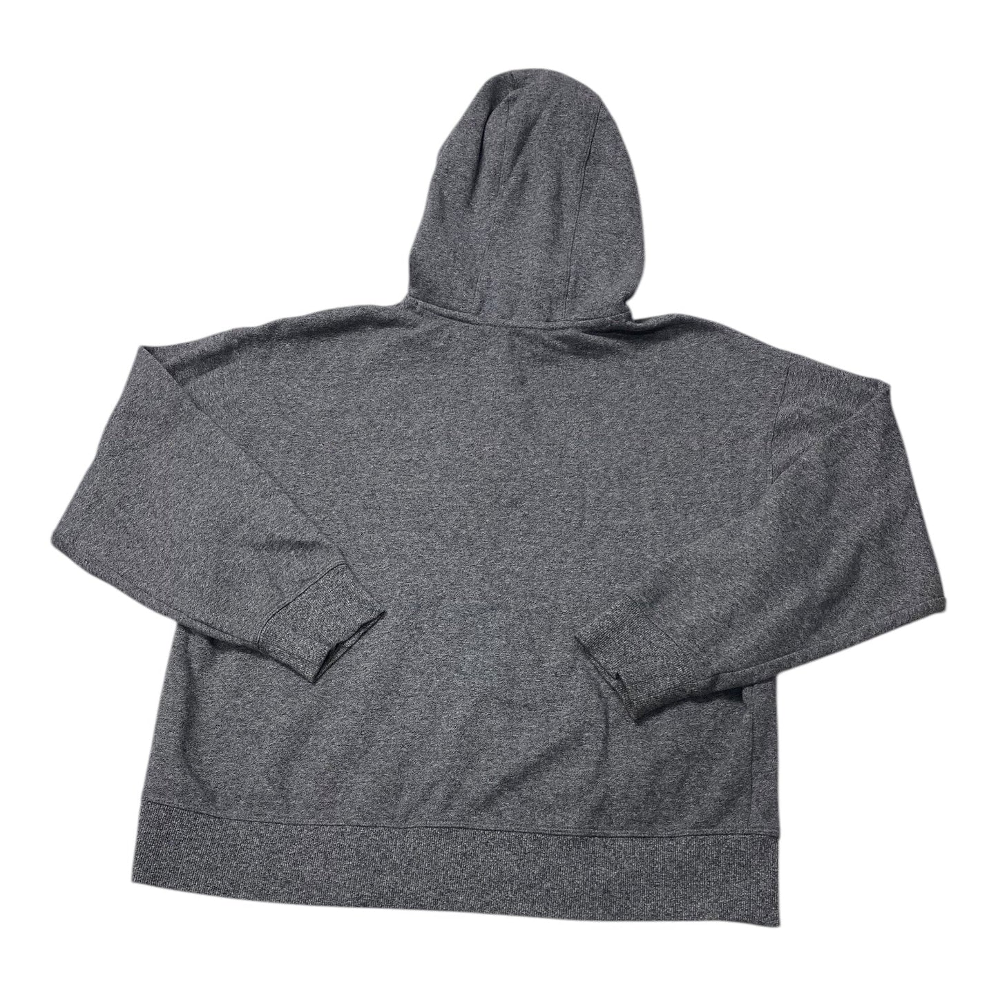 Athletic Sweatshirt Hoodie By Dkny In Grey & Pink, Size:M