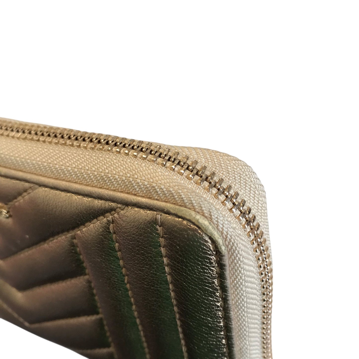 Wristlet Designer By Michael Kors In Gold, Size:Medium