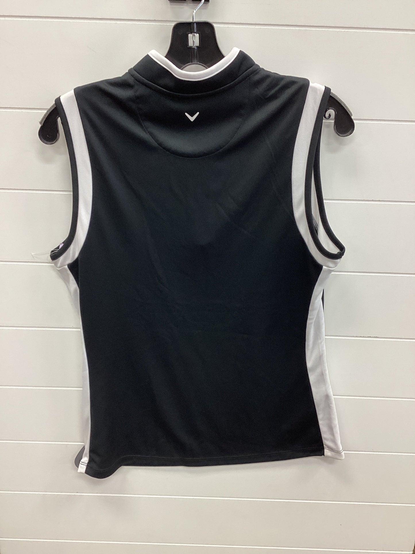 Athletic Tank Top By Callaway In Black, Size:M