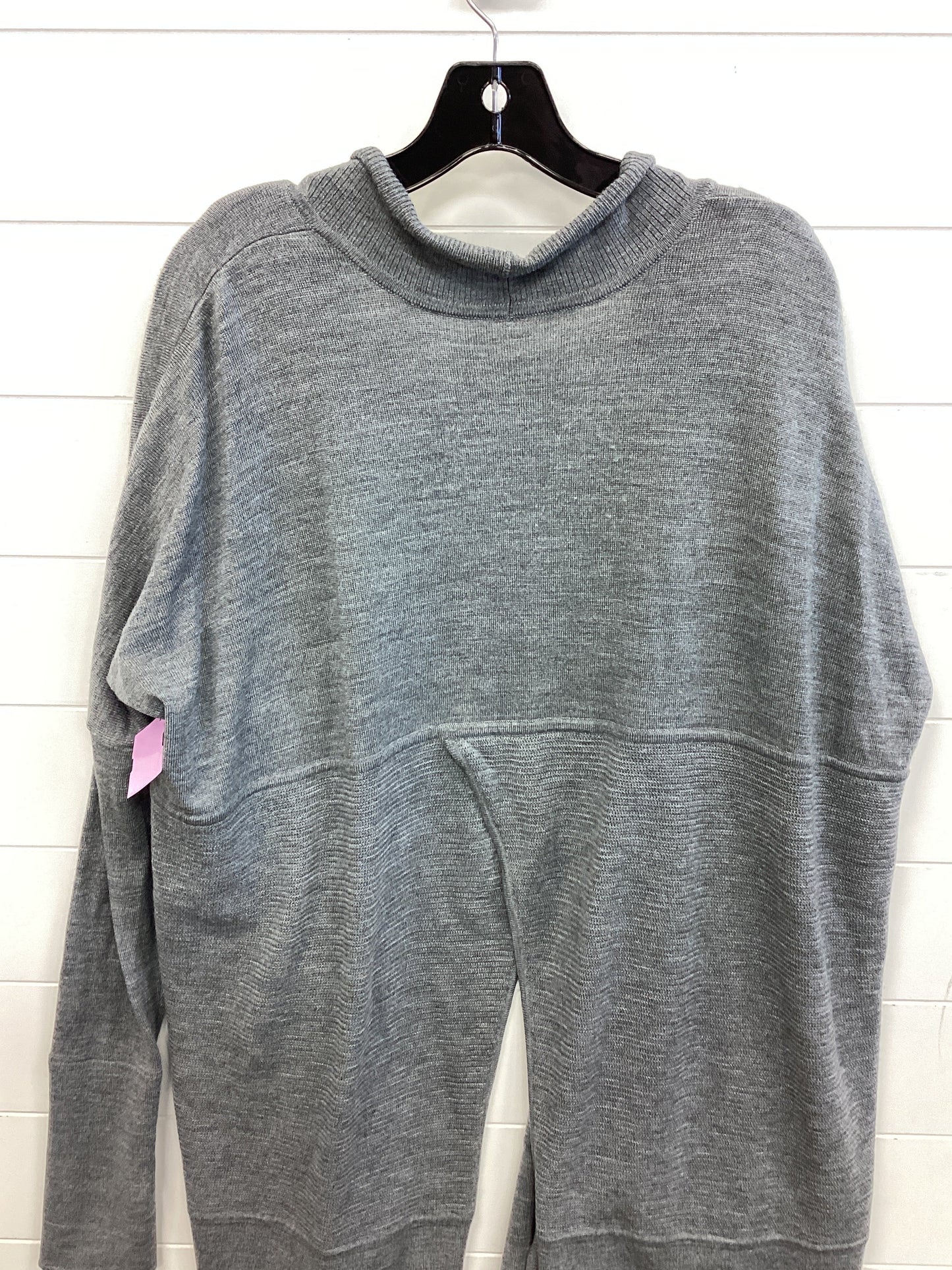 Sweater Cardigan By Lululemon In Grey, Size:M
