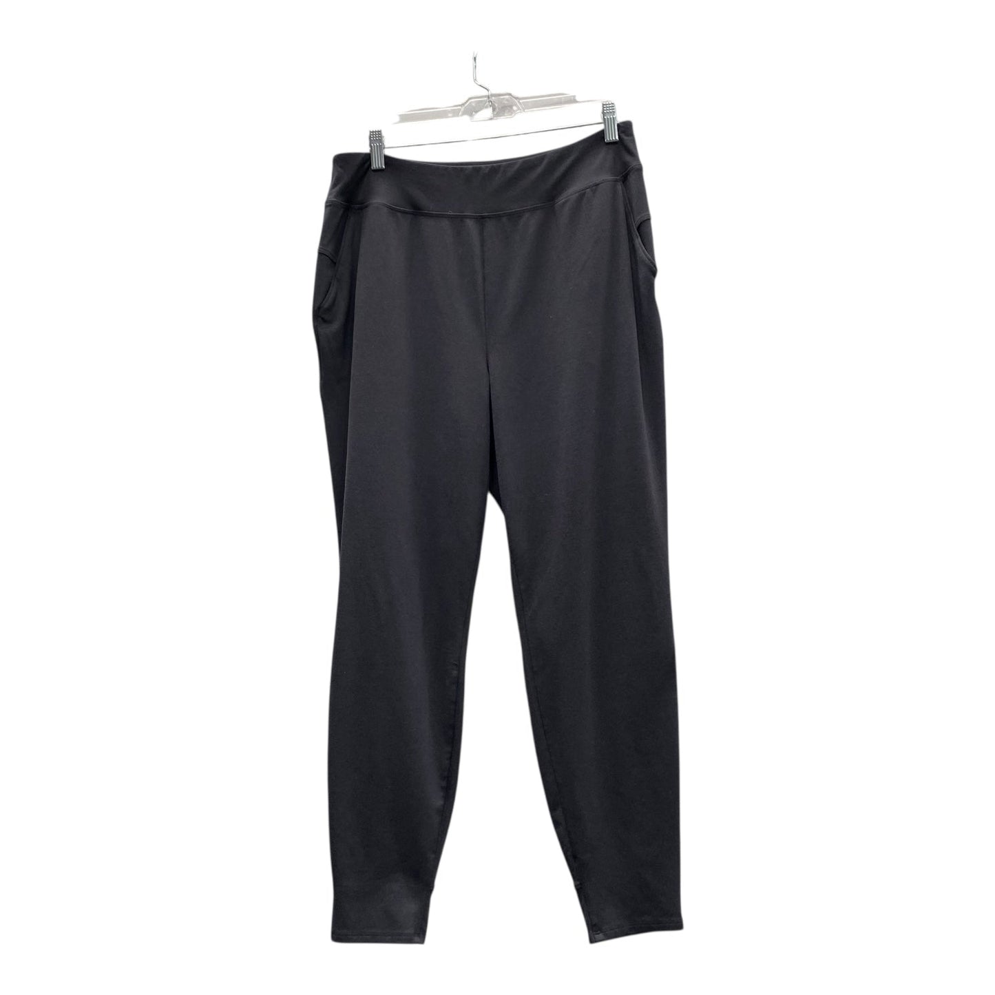 Athletic Pants By Talbots In Black, Size:L
