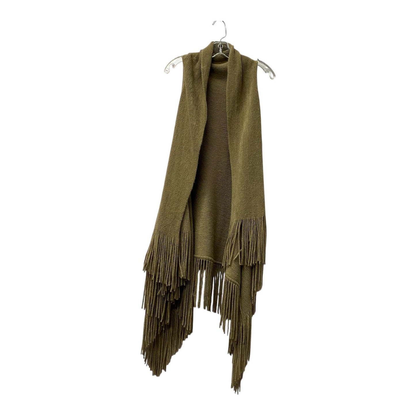 Vest Sweater In Brown, Size:Osfm