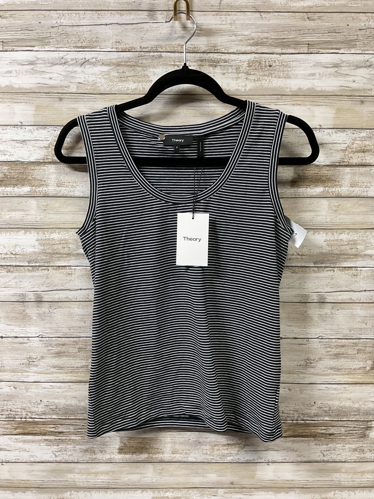 Top Sleeveless By Theory In Striped Pattern, Size:S