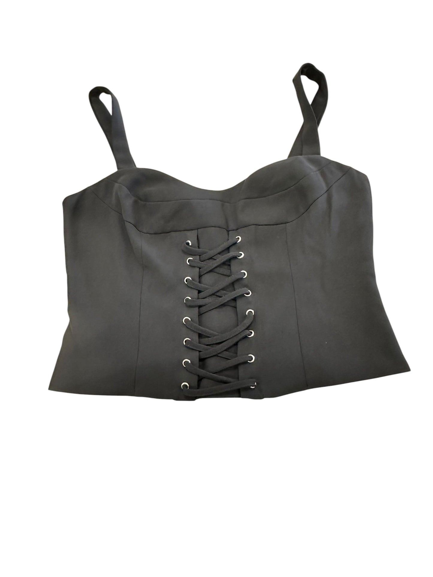 Top Sleeveless By Forever 21 In Black, Size:M