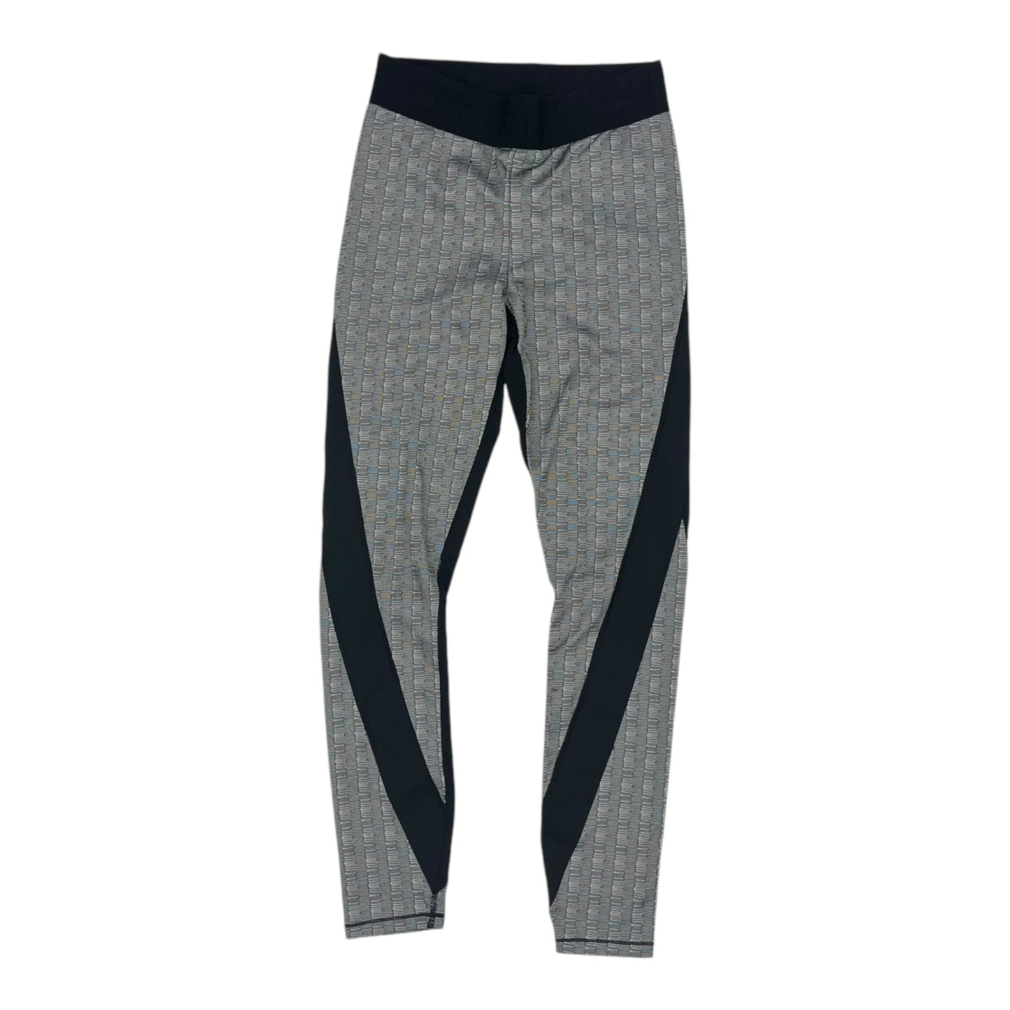 Athletic Leggings By Ivy Park In Black & Grey, Size:M