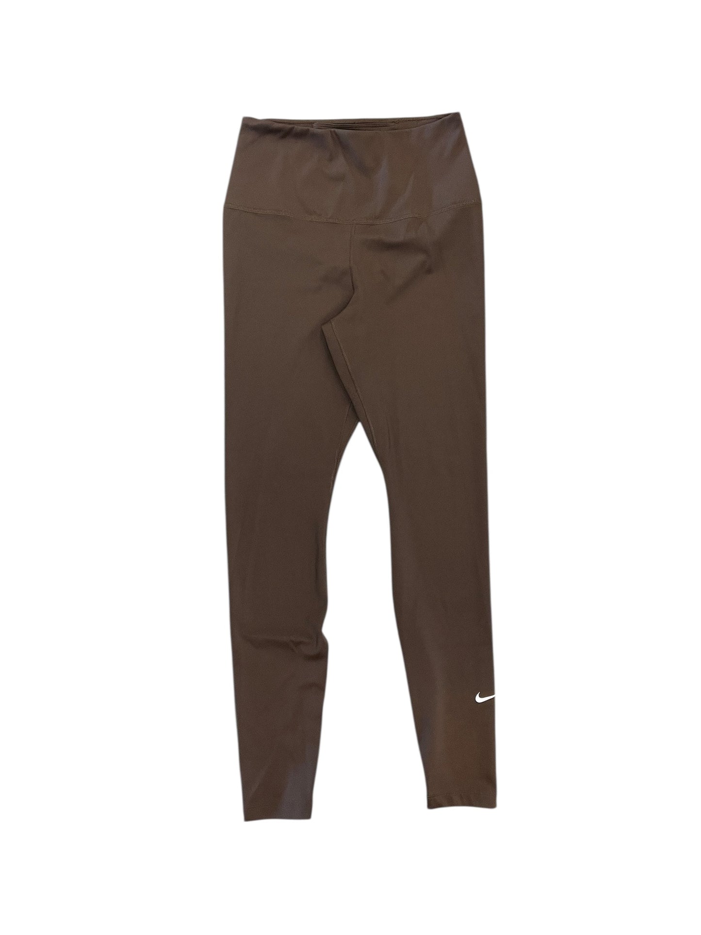 Athletic Leggings By Nike Apparel In Brown, Size:S