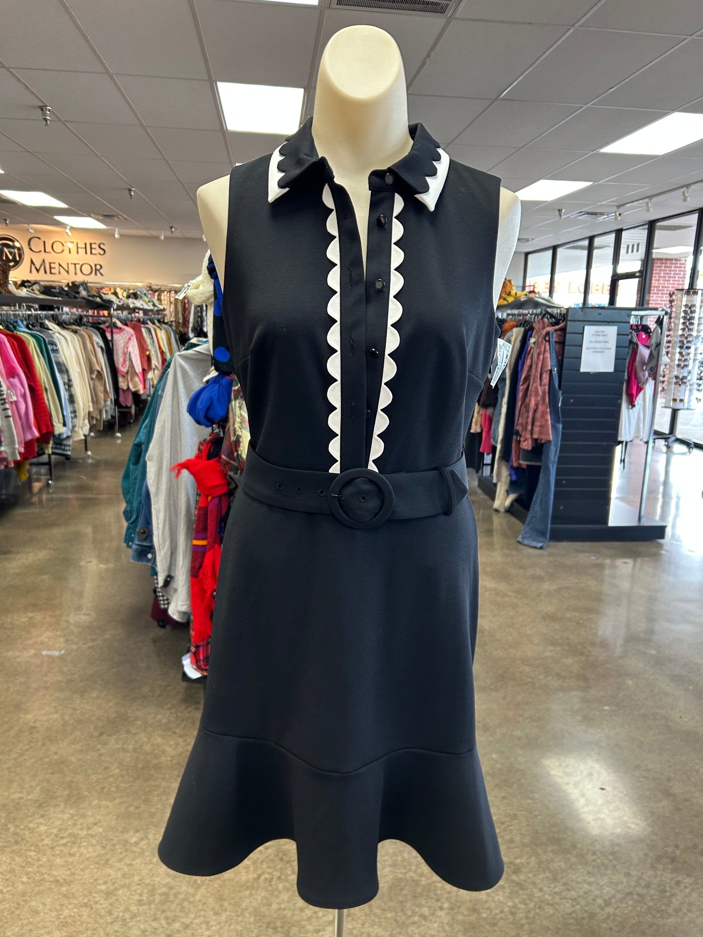 Dress Designer By Karl Lagerfeld In Black, Size:2