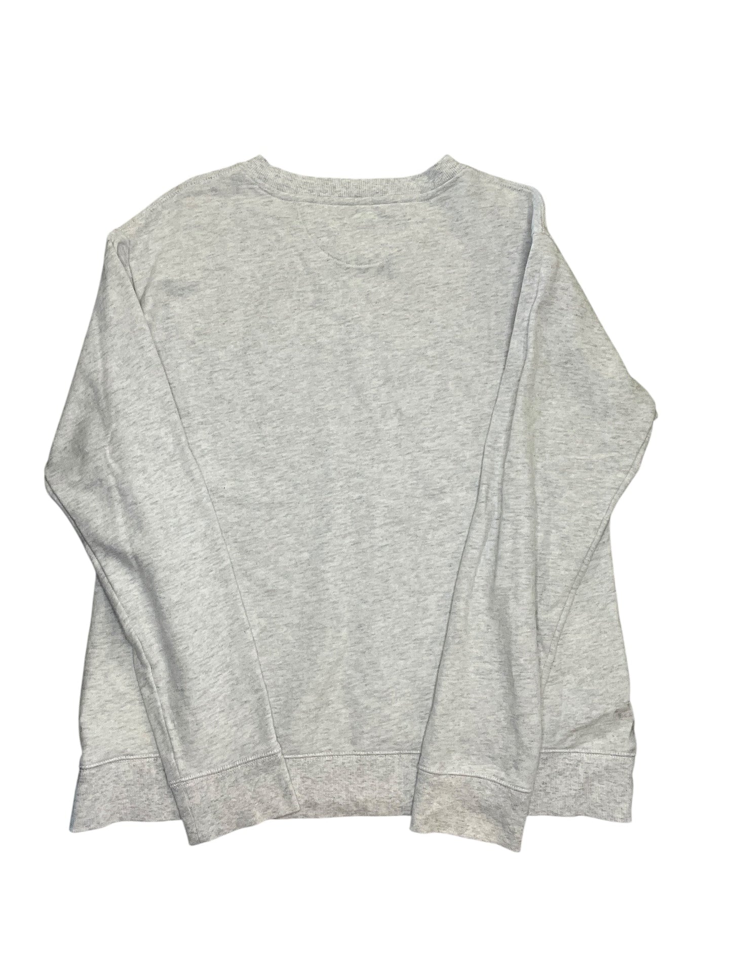 Sweatshirt Collar By Clothes Mentor In Grey, Size:M