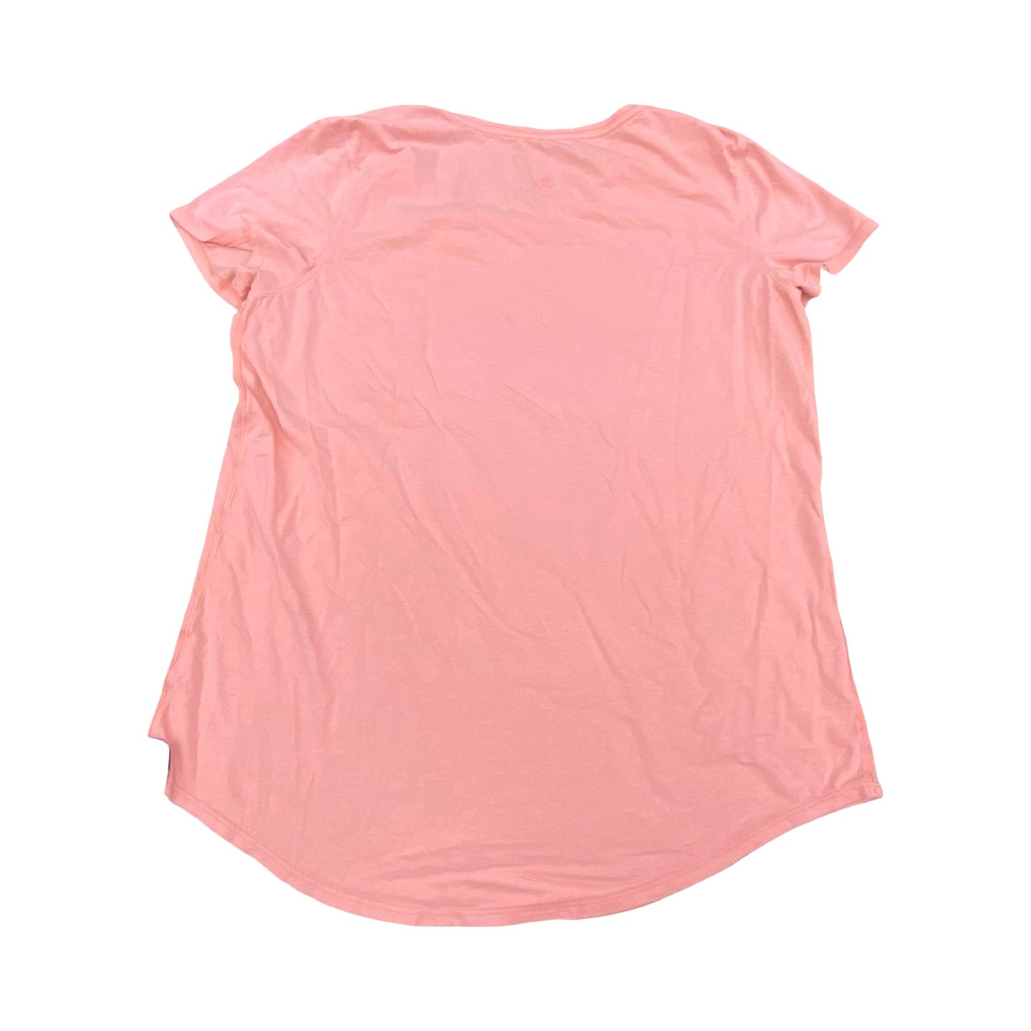 Athletic Top Ss By Lululemon In Pink, Size:M