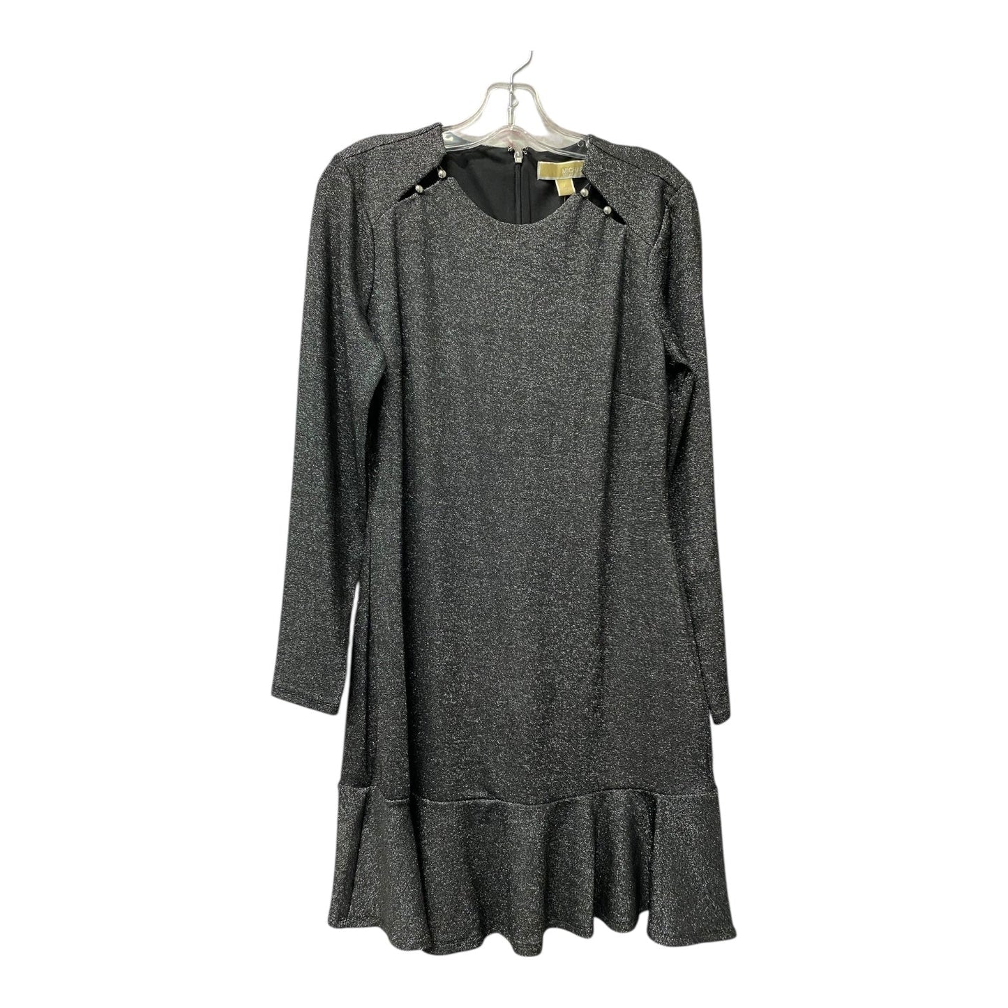 Dress Party Short By Michael By Michael Kors In Black & Silver, Size:L