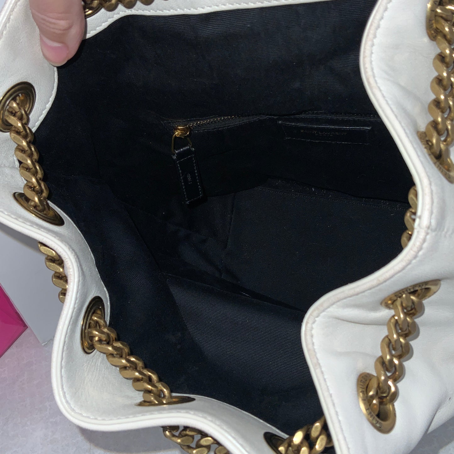 Backpack Luxury Designer By Yves Saint Laurent, Size: Medium