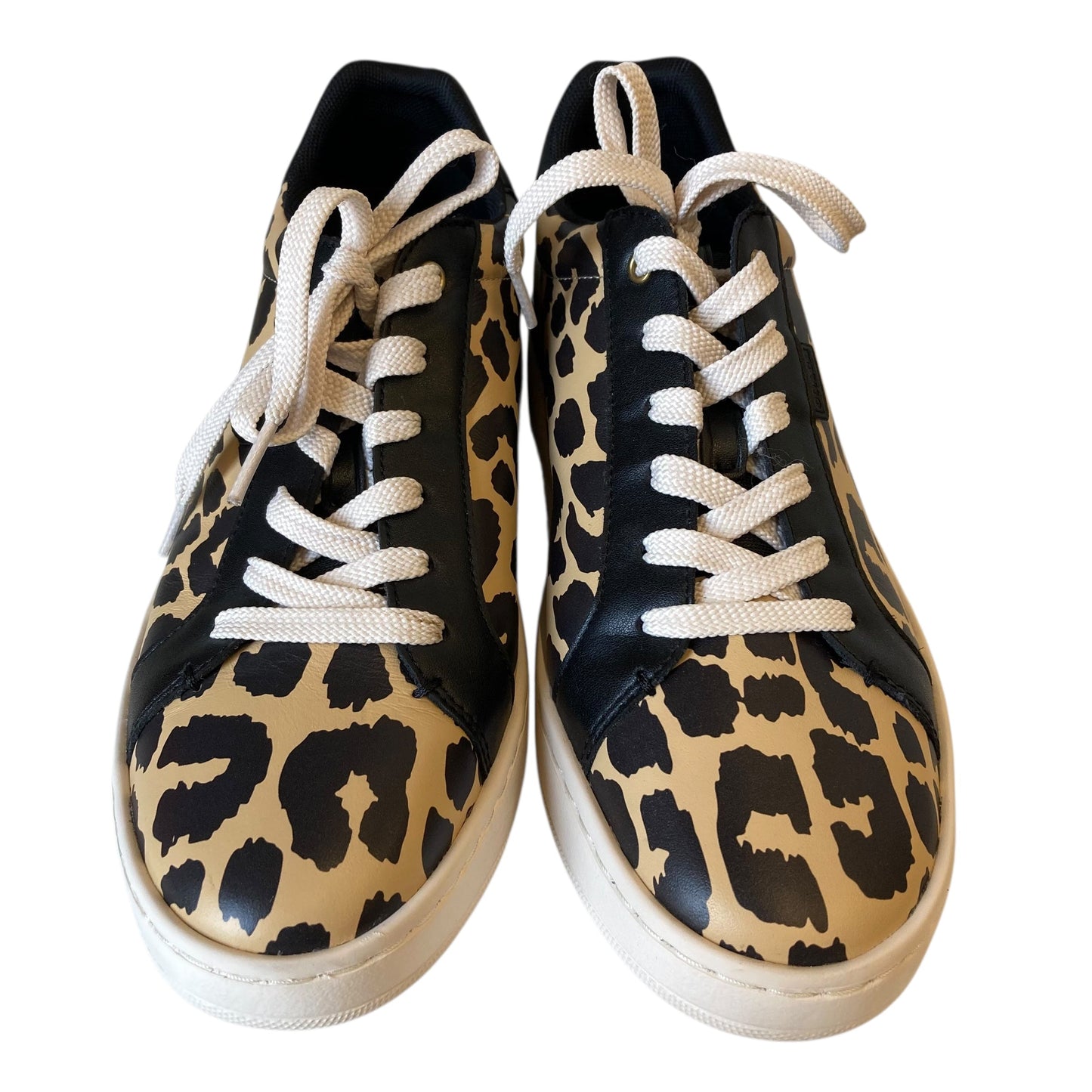 Shoes Designer By Coach In Animal Print, Size:9.5