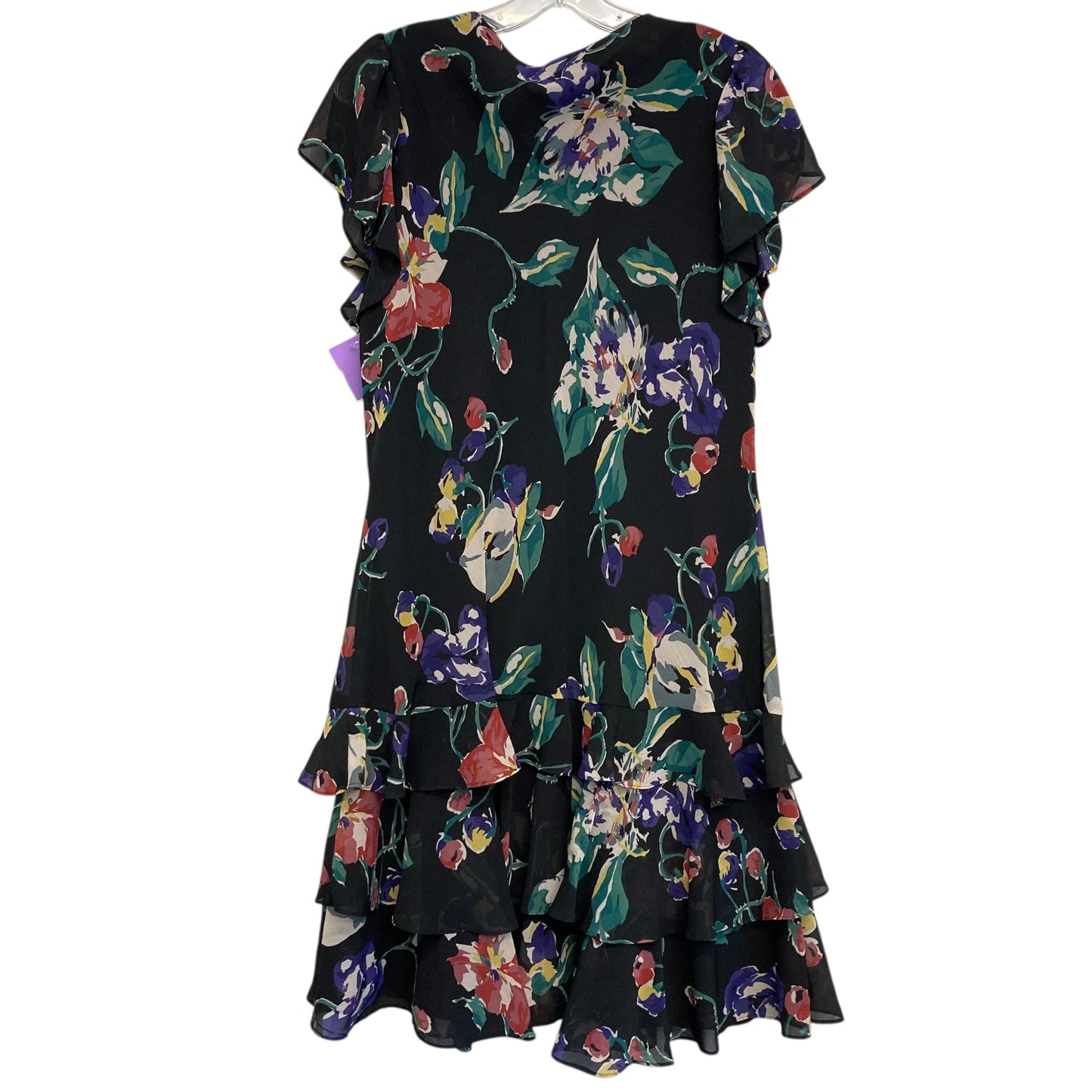 Dress Casual Short By Lauren By Ralph Lauren In Floral Print, Size:M