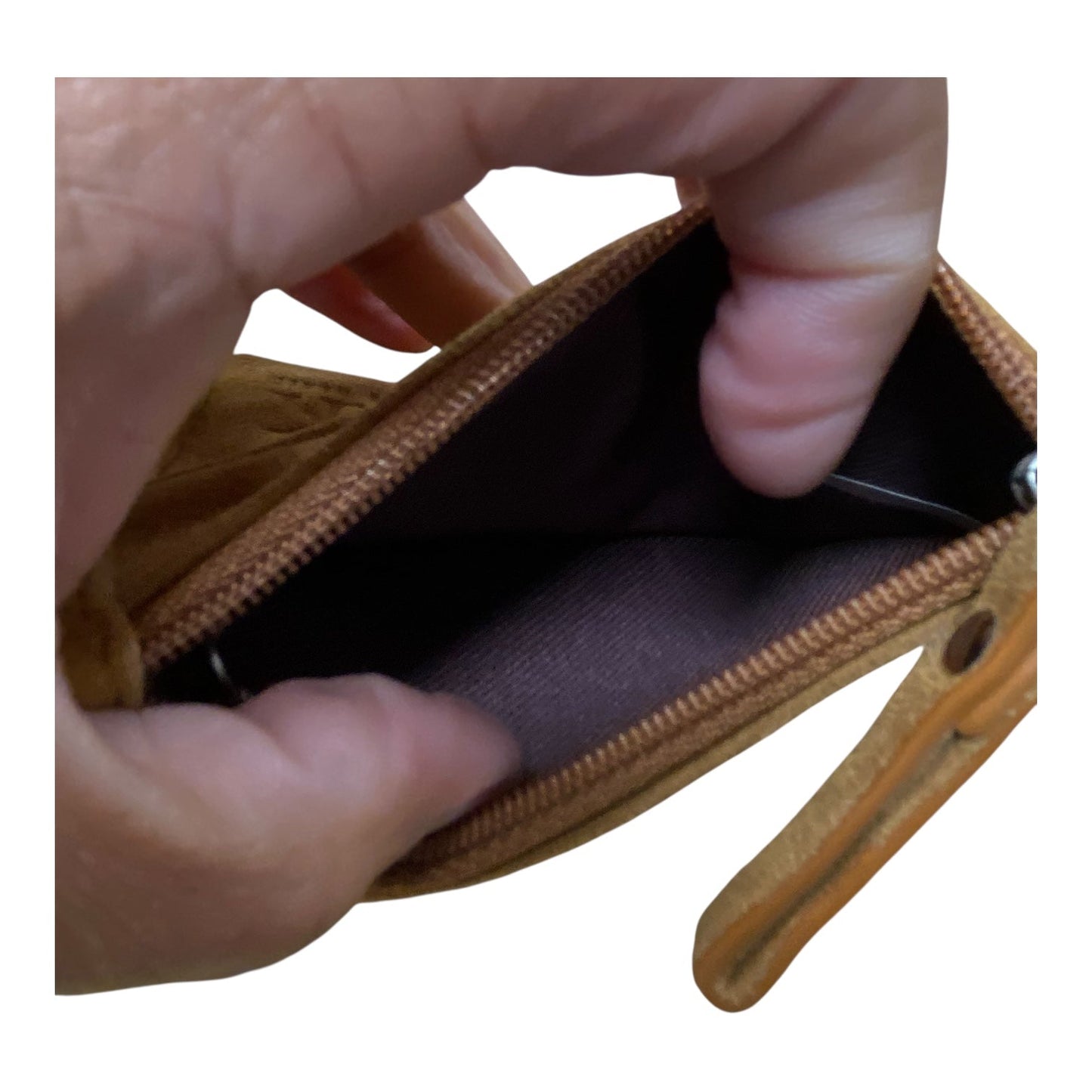 Coin Purse By Anne Klein In Tan, Size:Small