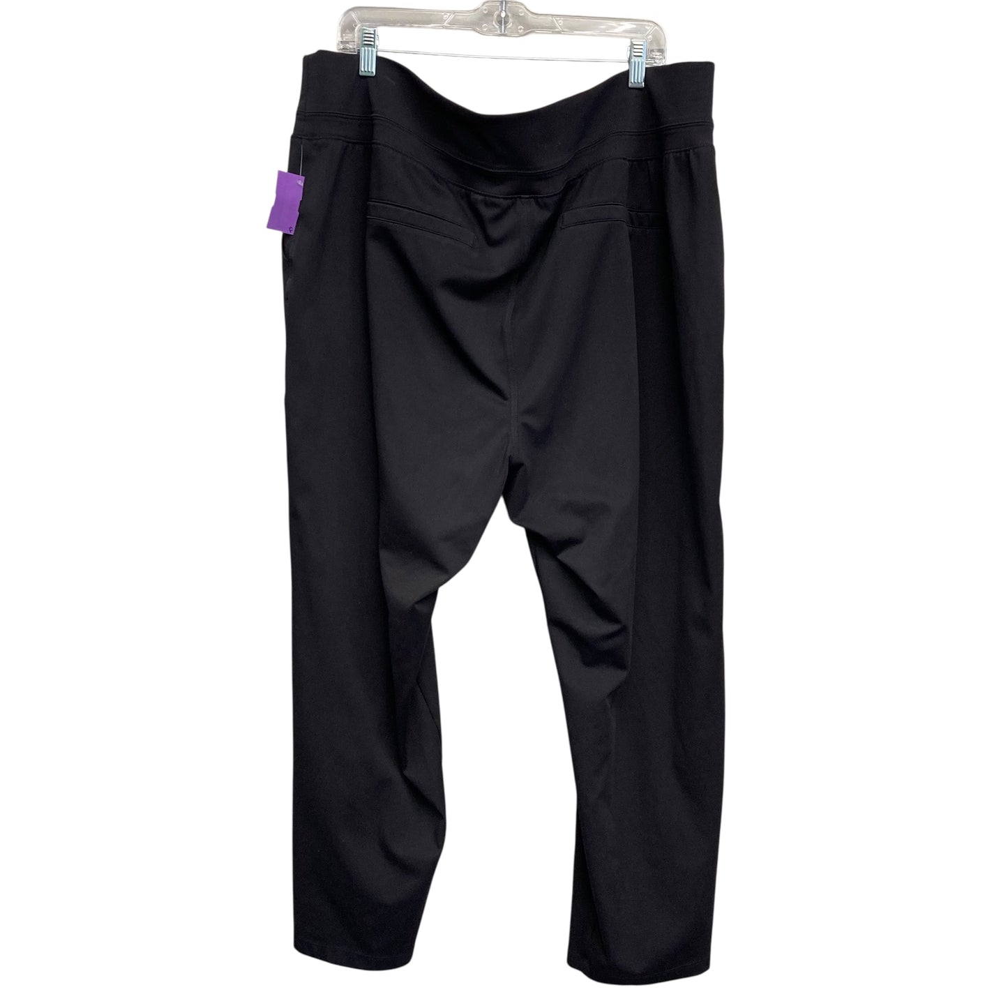 Pants Lounge By Stylus In Black, Size:2X