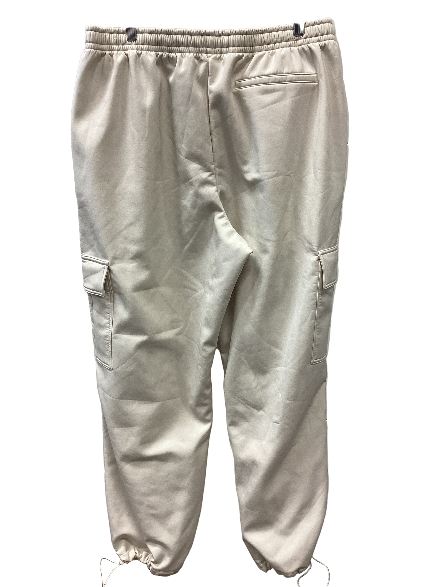 Athletic Pants By Pink In Cream, Size:Xl
