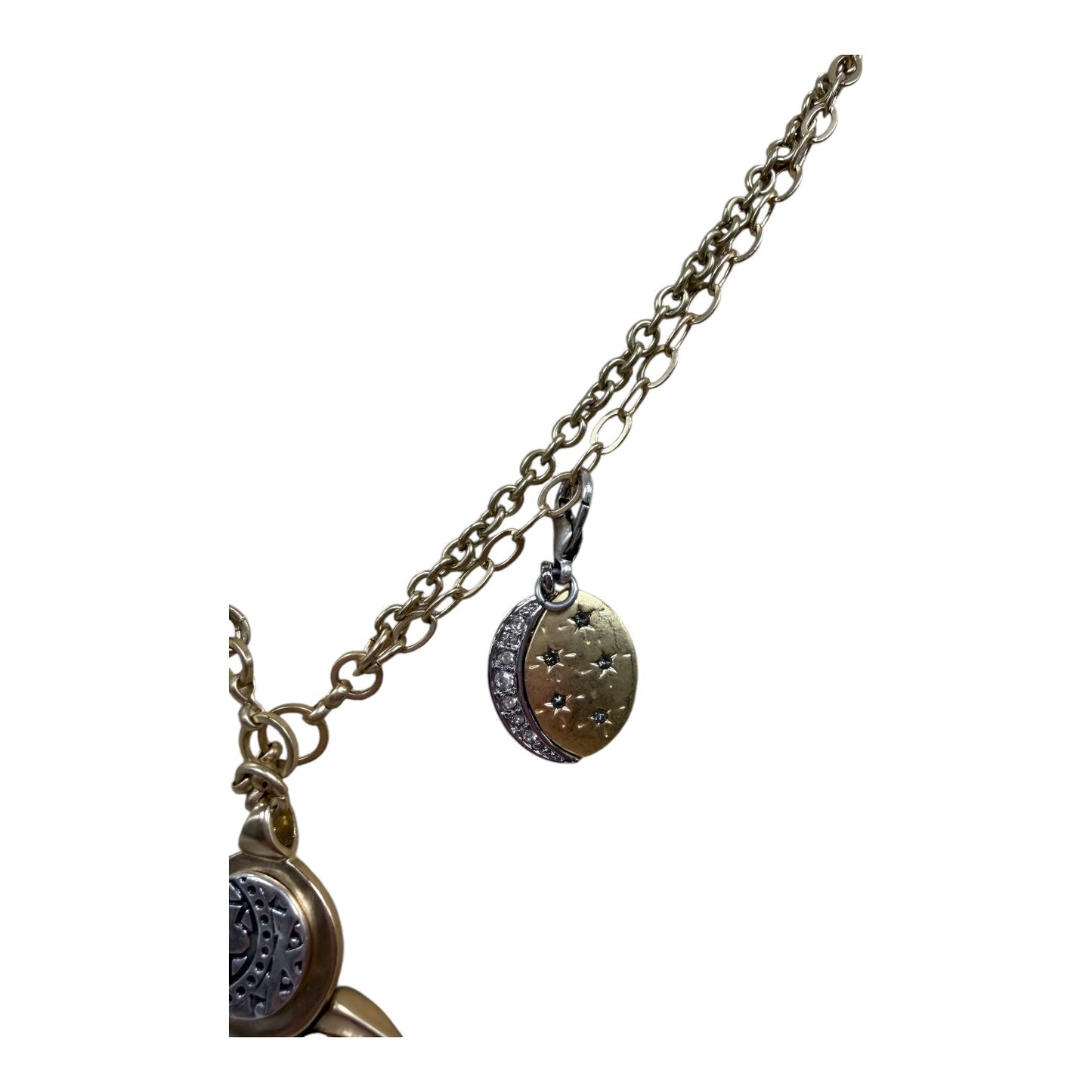 Necklace Pendant By Chicos In Gold & Silver