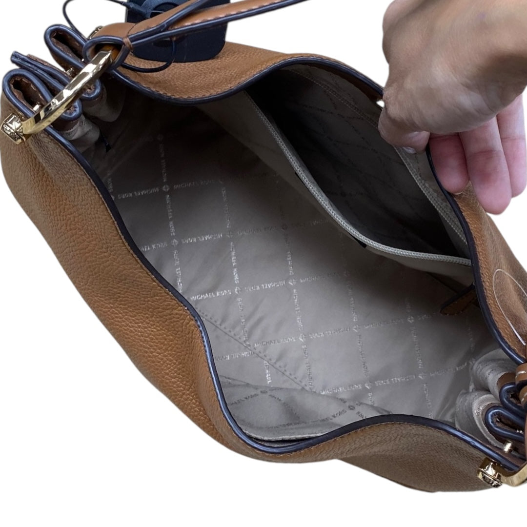 Handbag Designer By Michael Kors In Brown, Size:Medium