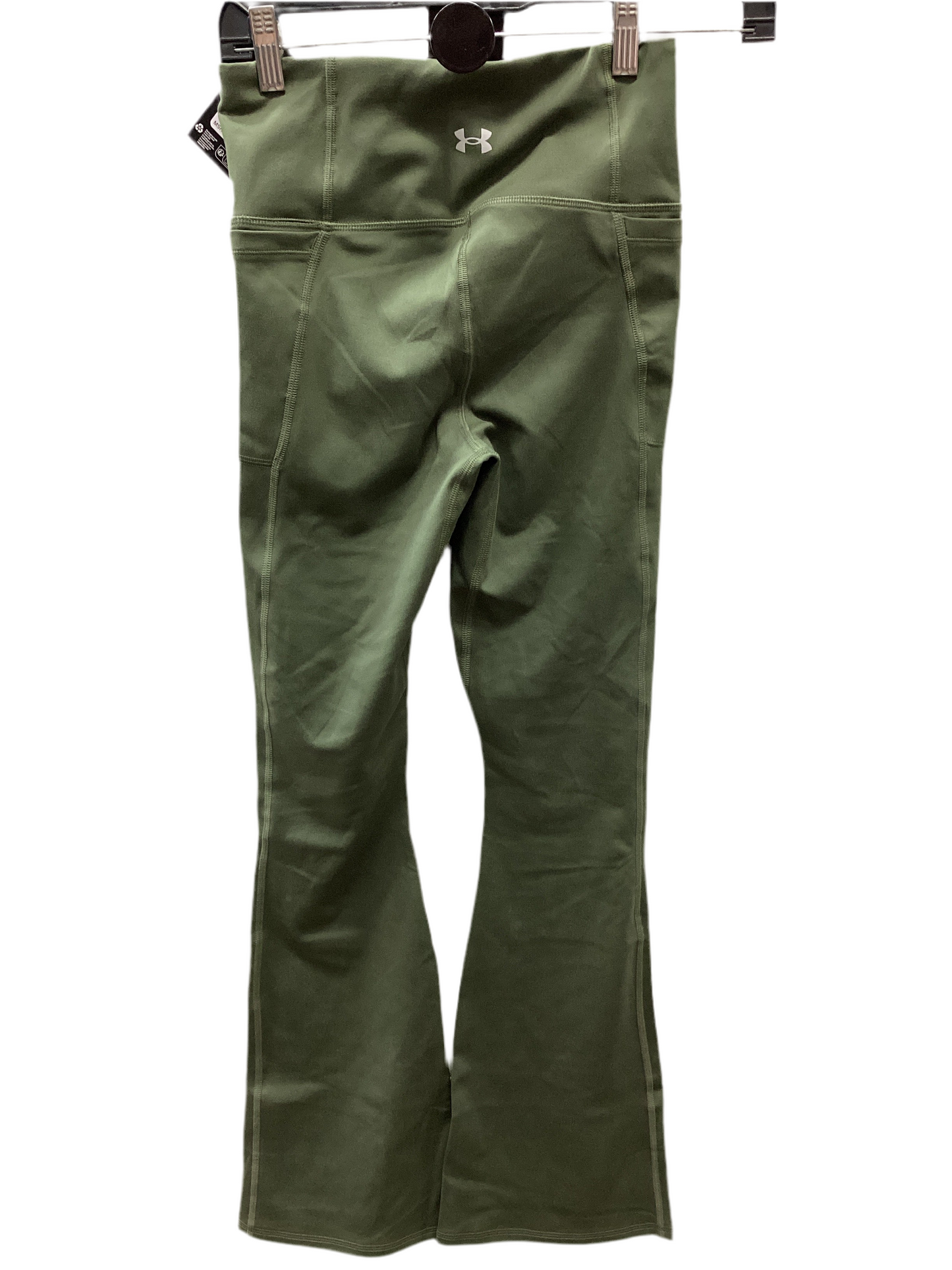 Athletic Leggings By Under Armour In Green, Size:S