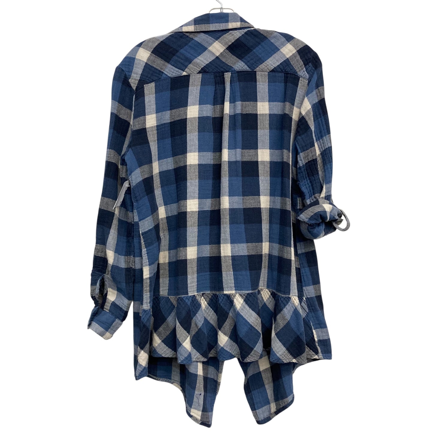 Sweater Cardigan By Style And Company In Plaid Pattern, Size:M