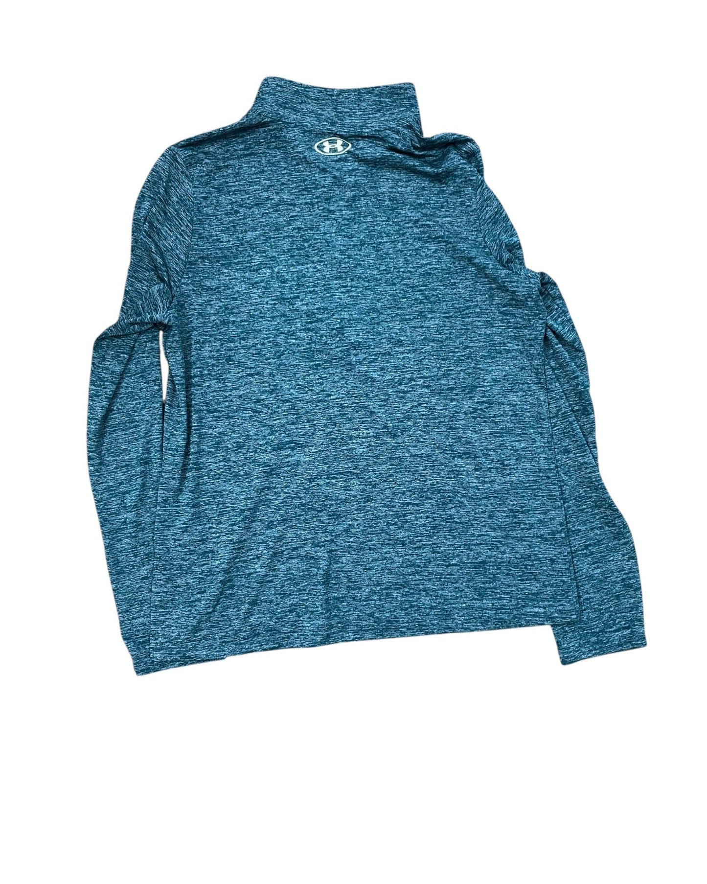 Athletic Top Ls Collar By Under Armour In Green, Size:L
