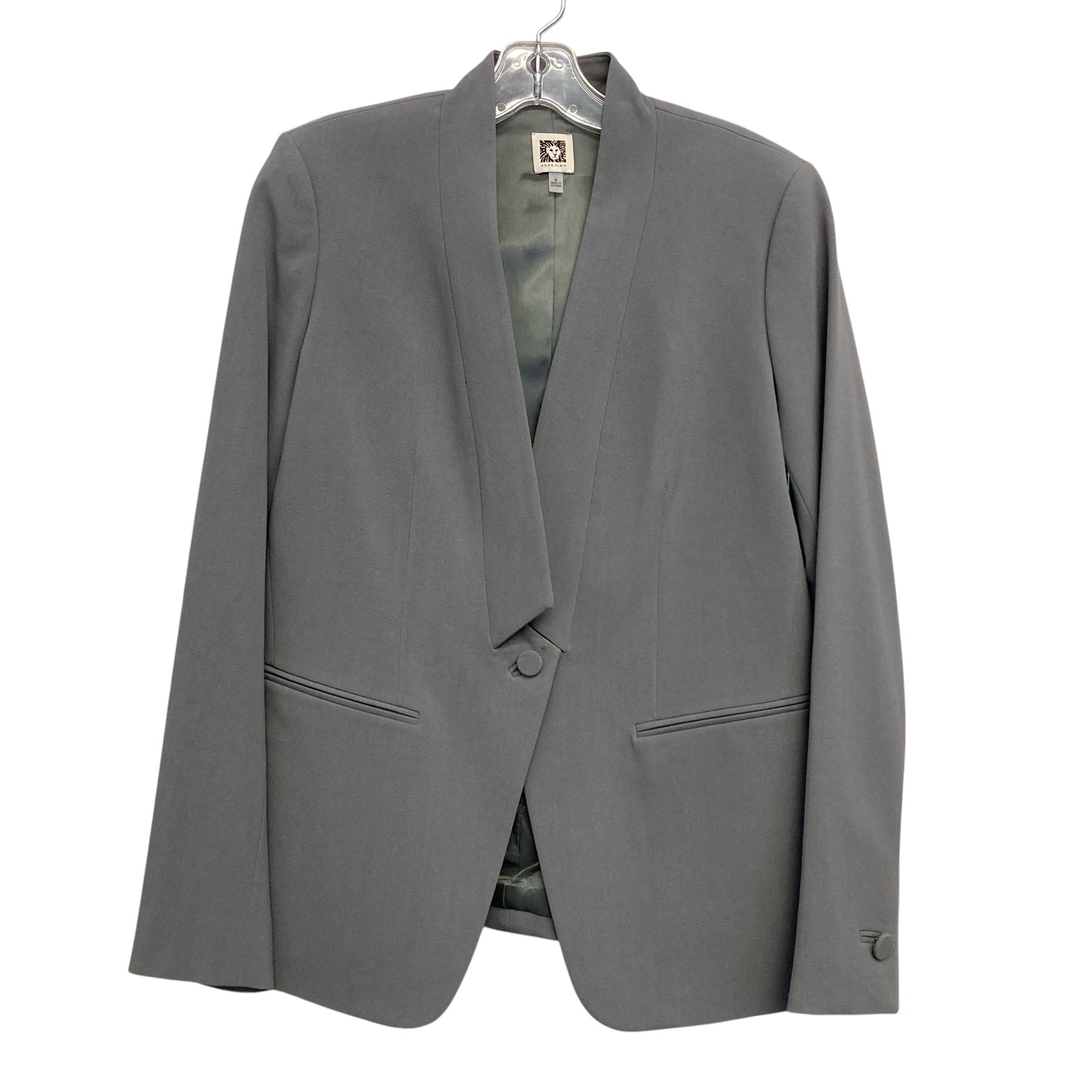 Blazer By Anne Klein In Grey, Size:S