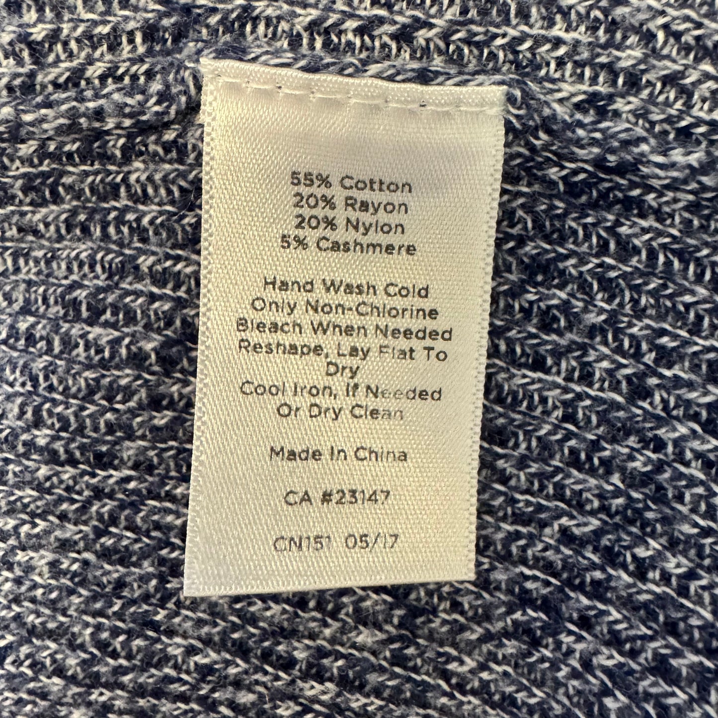 Sweater By Talbots In Blue, Size: L