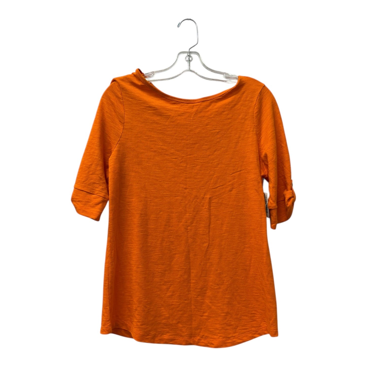 Top Ss Basic By Chicos In Orange, Size:S